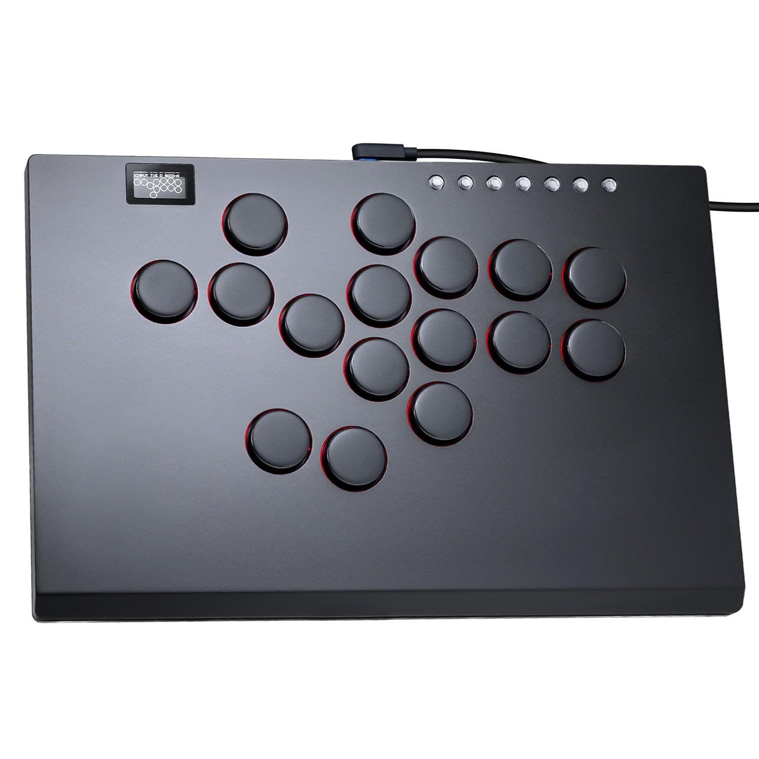 Sehawei Haute42 M Ultra Leverless Controller Arcade Stick,Aluminum Leverless Arcade Stick with Lock Button & RGB Lighting