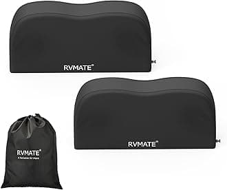 RVMATE RV Tire Covers, Dual Axle Wheel Cover (2 Pack) Fits 33"-35" Diameter Tires, Waterproof Anti-UV 420D Oxford Black Dual Tire Covers RV Accessories for RV/Truck/Trailer