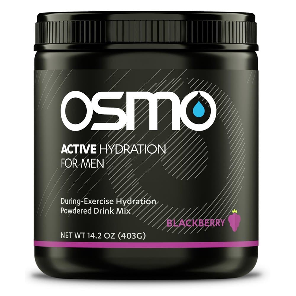 OSMO Nutrition - Active Hydration - During-Exercise Hydration Powdered Drink Mix - Fastest Way to Rehydrate - Improves Power Output & Endurance - Blackberry - 40 Serving Tub