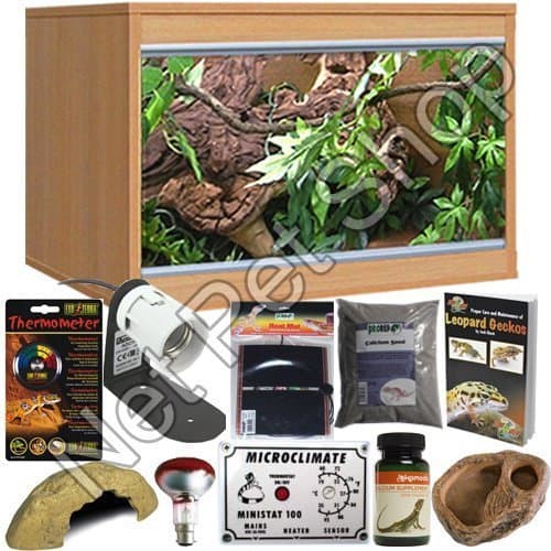 Leopard Gecko Starter Kit With LX24 Walnut