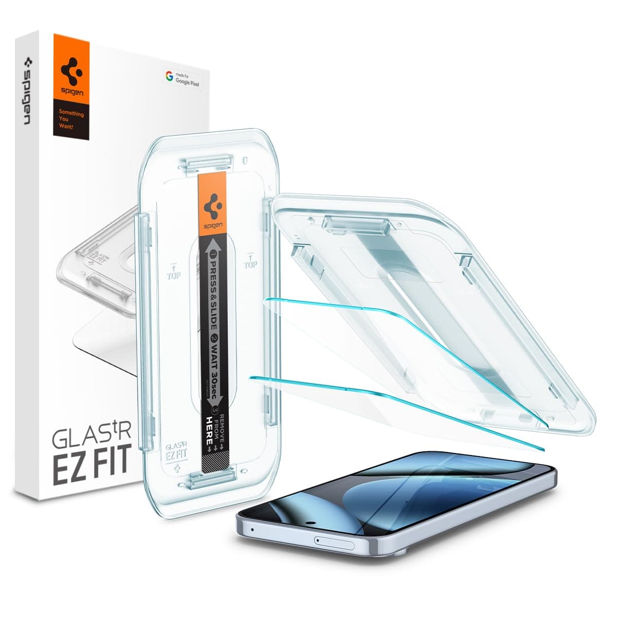 GLAStR EZ FIT for Google Pixel 9/9 Pro | Pixel 10, Pixel 10 Pro Screen Protector Premium Tempered Glass - Case Friendly [2 PACK]