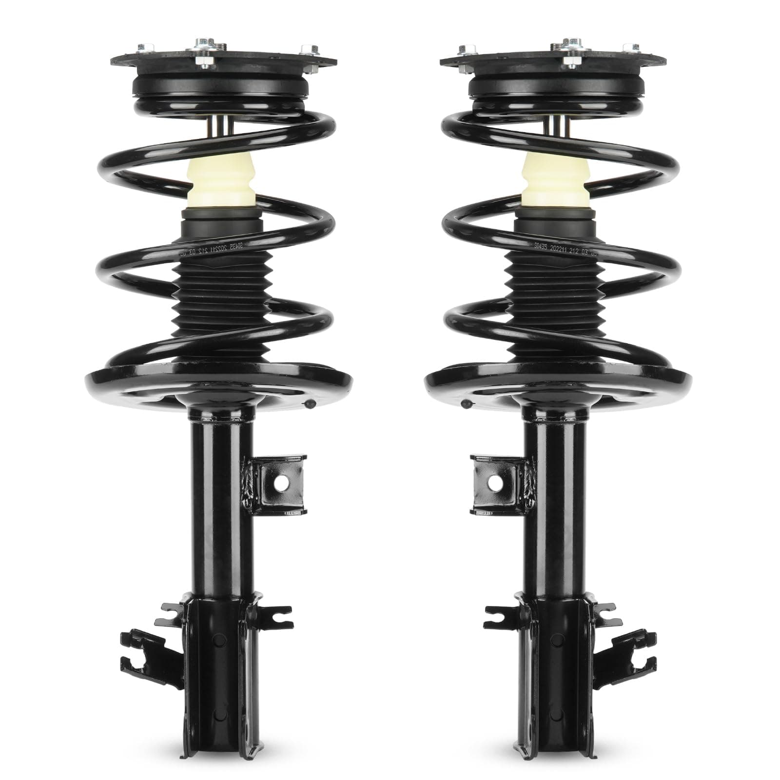 ILONPA Front Left and Right Side Struts w/Coil Springs Shock Absorbers for 2007-2012 Nissan Altima 2.5L - 172392 853214172393 853213 (Set of 2)
