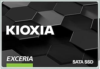 KIOXIA EXCERIA SATA SSD 960GB - 2.5” Serial ATA (SATA) 6 Gbit/s, Read/Write Speed up to 555/540 MB/s, Internal Drive for Notebook/Laptop, Desktop PC, HDD Upgrade (LTC10Z960GG8)