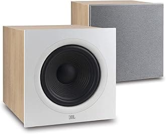 JBL Stage 2 200P 300 Watt 10 Inch Powered Subwoofer - Pair (Latte)
