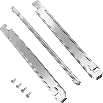 Mekar 27 Inch Laundry Stacking Kit Chrome Steel Suitable for LG 27-in washers and dryers Replacement Parts (27 Inch)