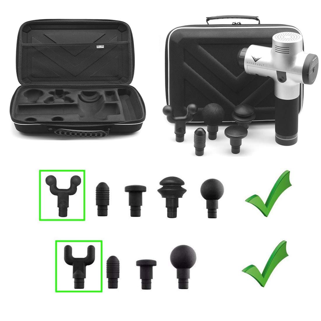 [2019 New Version] Storage Bag Portable Carry Case for Hyperice Hypervolt/Hyperice Hypervolt Plus, Waterproof Scratch Proof Anti Shock Accessories (Hyperice Hypervolt bag)