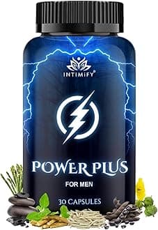 INTIMIFY Ayurvedic Capsules For Men With Ashwagandha, Shatavari, Safed Musli, Shilajit (30 count)