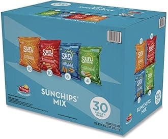 SunChips Variety Mix, Assorted Flavors, 1.5 Oz Bags, 30 Bags/box