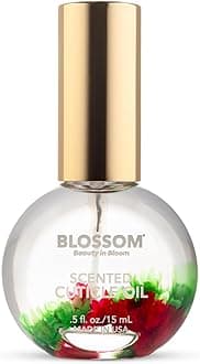 Blossom Cuticle Oil for Nails, Hydrating, Moisturizing, Scented Nail Oil Cuticle Care, Infused with Real Flowers, Made in USA, 0.5 fl. oz, Amazon Exclusive, Watermelon