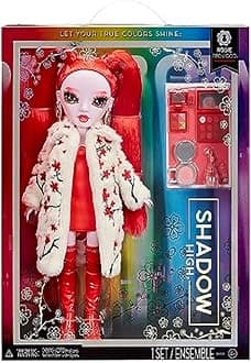 Rainbow High Shadow High Series 3 - Rosie Redwood - Red Fashion Doll - Fashionable Outfit, Extra Long Hair and More than 10 Colourful Play Accessories - Ideal for Children from 4-12 Years and