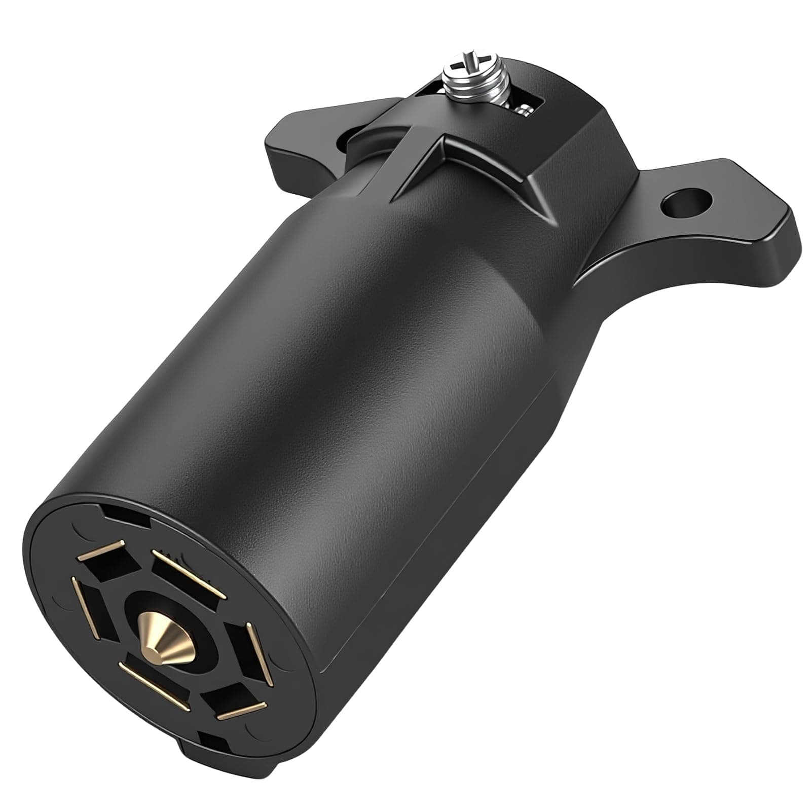 Trailer Plug, 7 Way Trailer Plug 7 Pin Trailer Plug 7 pin Trailer - Wiring Harness Connector - for rv Trailer, Bike Trailer - Blade Connector