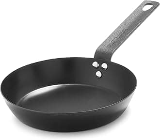 Merten & Storck Carbon Steel, Frying Pan, 8-Inch, Black