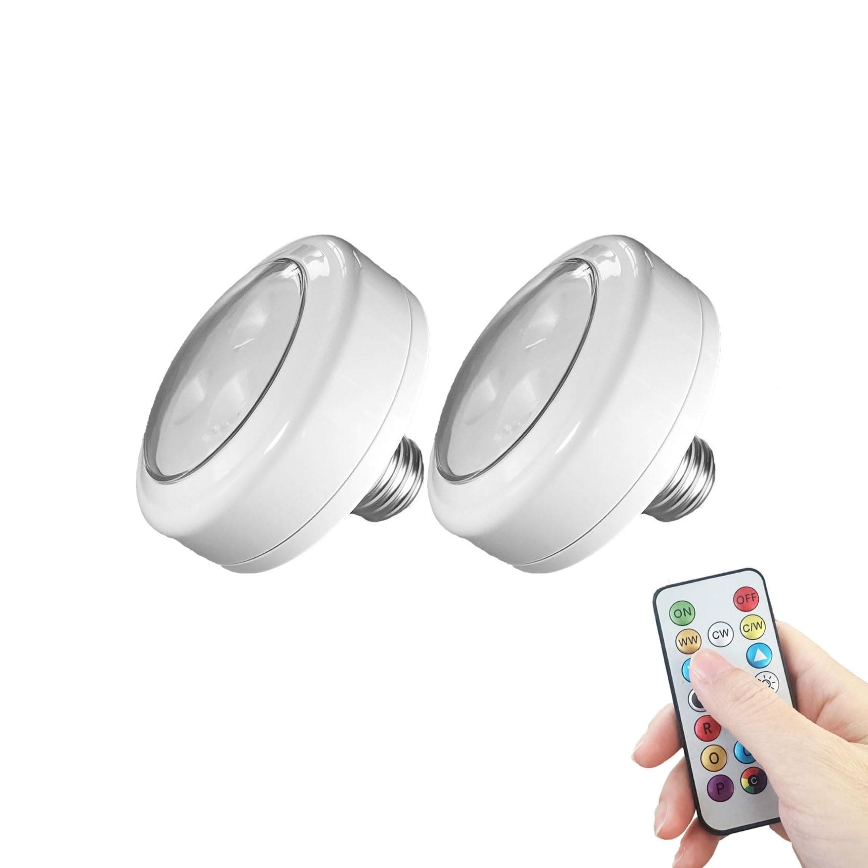 Vimhou2 Pack Battery Powered Rechargeable Light Bulbs for Non Hardwired Sconces