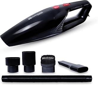 GoMechanic Neutron 4500 Handheld Super Suction Wet/Dry 4.5KPa Power Car Vacuum Cleaner with Anti-Bacterial Cleaning (Black)