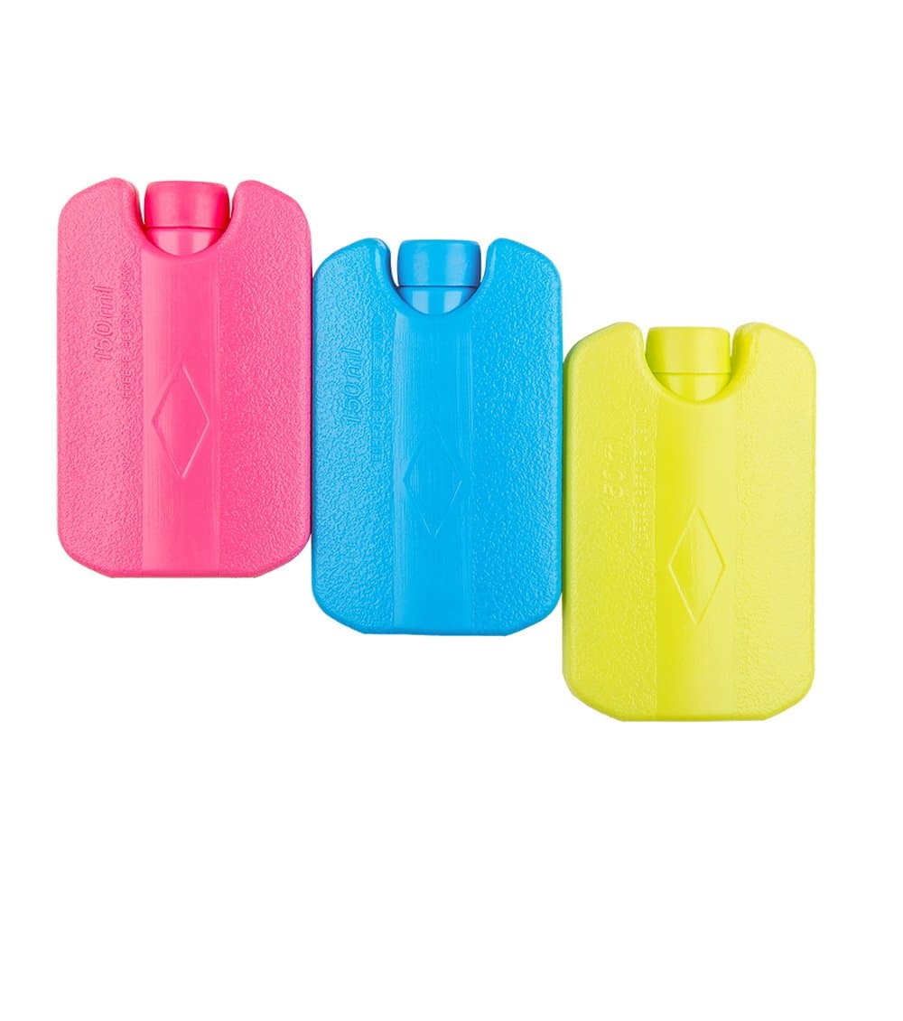 BLUE ELE Mini Ice Pack for Lunch Box Cooler, Resuable Freezer Packs, Long Lasting Cool Packs Breast Milk Storage, Set of 3, Muticolored.