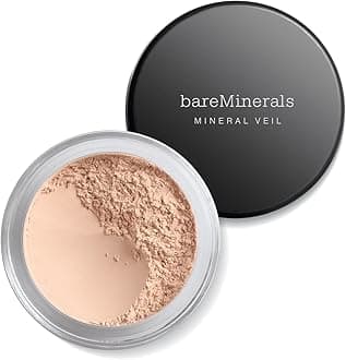 Mineral Veil Translucent Loose Setting Powder, Weightless Blurring, Baking & Finishing Face Powder, Pore Minimizer, Extends Makeup Wear, Talc-Free, Vegan