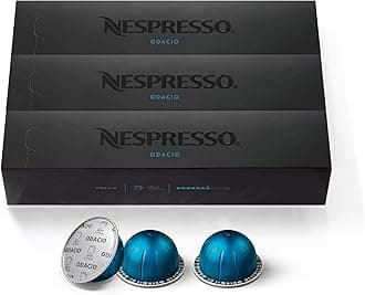 Nespresso Capsules VertuoLine, Odacio, Dark Roast Coffee, 30 Count Coffee Pods, Brews 7.8oz