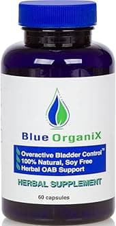 Overactive Bladder Control for Women and Men Support, Frequent Urination, Nocturia or Incontinence, 60 Vegetarian Capsules, 1 Bottle, Soy Free Pumpkin Seed Extract Supplement