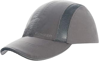 MOHEEN Safety Bump Cap, Baseball Hat Style with Reflective Stripes Lightweight and Breathable Hard Hat Head Protection Cap (18102 Grey Long Brim)