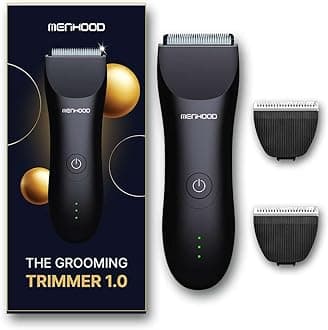 Men's WaterProof Cordless Grooming Trimmer for Men | 2 Extra Blades | Suitable for Beard | Body Private Part Shaving | Head and Pubic Hair | 150min Run Time