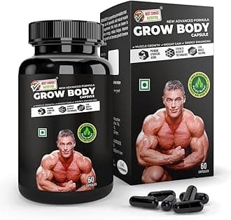 Generic Grow Body (60 Capsules) New Advanced Formula & 100% Herbal with No Side Effects - by pharmacylife