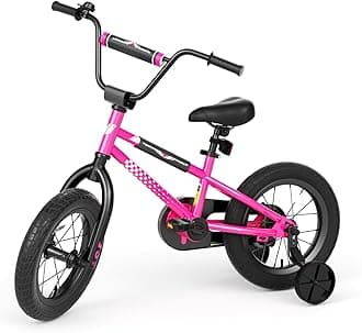 KORIMEFA Toddler Bicycle Kids 12 14 16 inch Bike with Traning Wheel Boys for 1-8 Ages Girls BMX Style Cycle, Coaster Brake, Durable Design, Rider Height 32-50 Inch