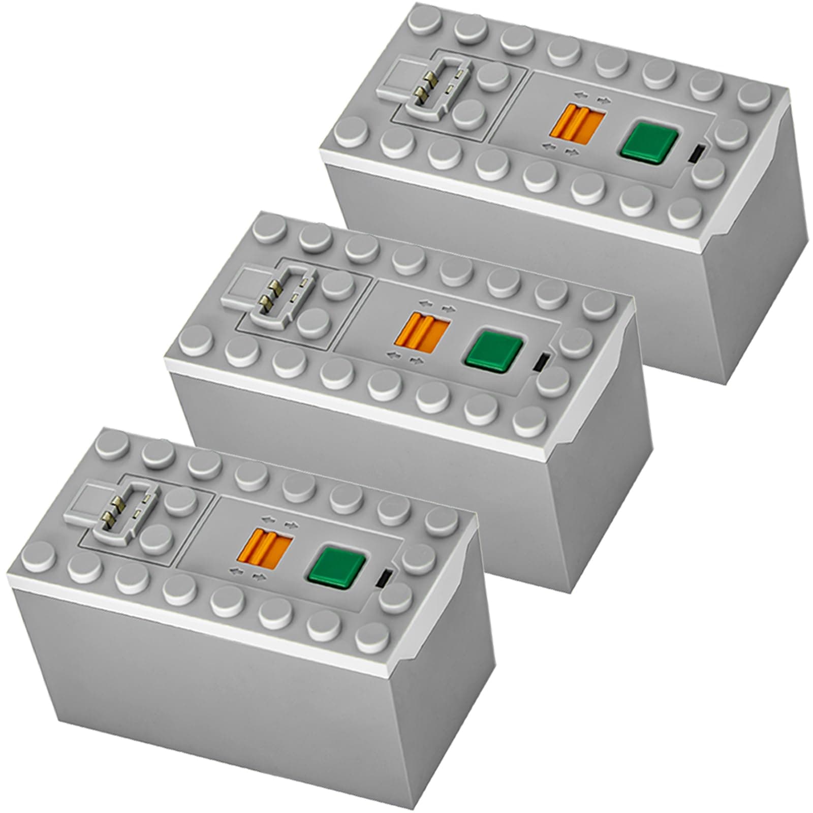 Technic Power-Functions Power Functions AAA Battery Box 88000 (3 Piece) Compatible with Lego-Motor MOC Technic-Parts