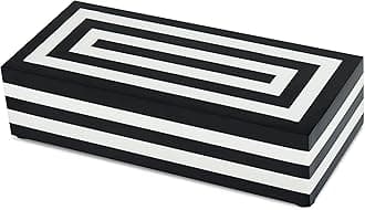 Handicrafts Home Decorative Storage Box 10x4.5, Remote Control Holder, Jewelry Organizer, Modern Decorative Box with Lid, Boho Chic Home Decor Accent, Vintage Memory Box for Living Room Shelf Decor