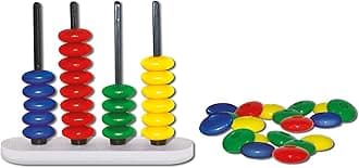 Frank Abacus Number Counting Tool for Kids Above 5 Years – Fun and Challenging Educational Toys | Brain Booster Learning Games for Enhancing Math Skills & Number Recognition | Gifts for Girls & Boys