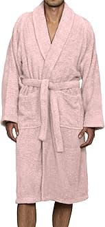 Superior Womens Casual, Contemporary, Modern, Traditional Bath Robe, Pink, X-Large US