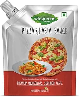 Wingreens Farms Pizza & Pasta Sauce, 180g| Nozzle Pack