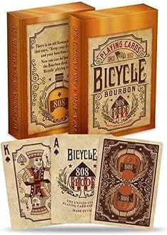 Bicycle 1038249 Vintage-Inspired Bourbon Bicycle Playing Cards