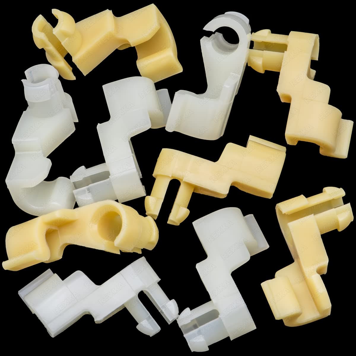 Rexka 5 Sets Tailgate Handle Door Lock Rod Clips Tailgate Handle Rod Clip Replacement for Toyota Tundra Camry Corolla Echo Highlander 69293-12030 69293-12040