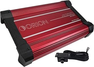 Orion HCCA3000.1DSPLX High Performance 3000W RMS Competition High Current Class-D Monoblock Amplifier - 1 Ohm Stable, Low Pass Filter, Bass Boost Control, Mosfet Power Supply, Bass Knob, Made in Korea