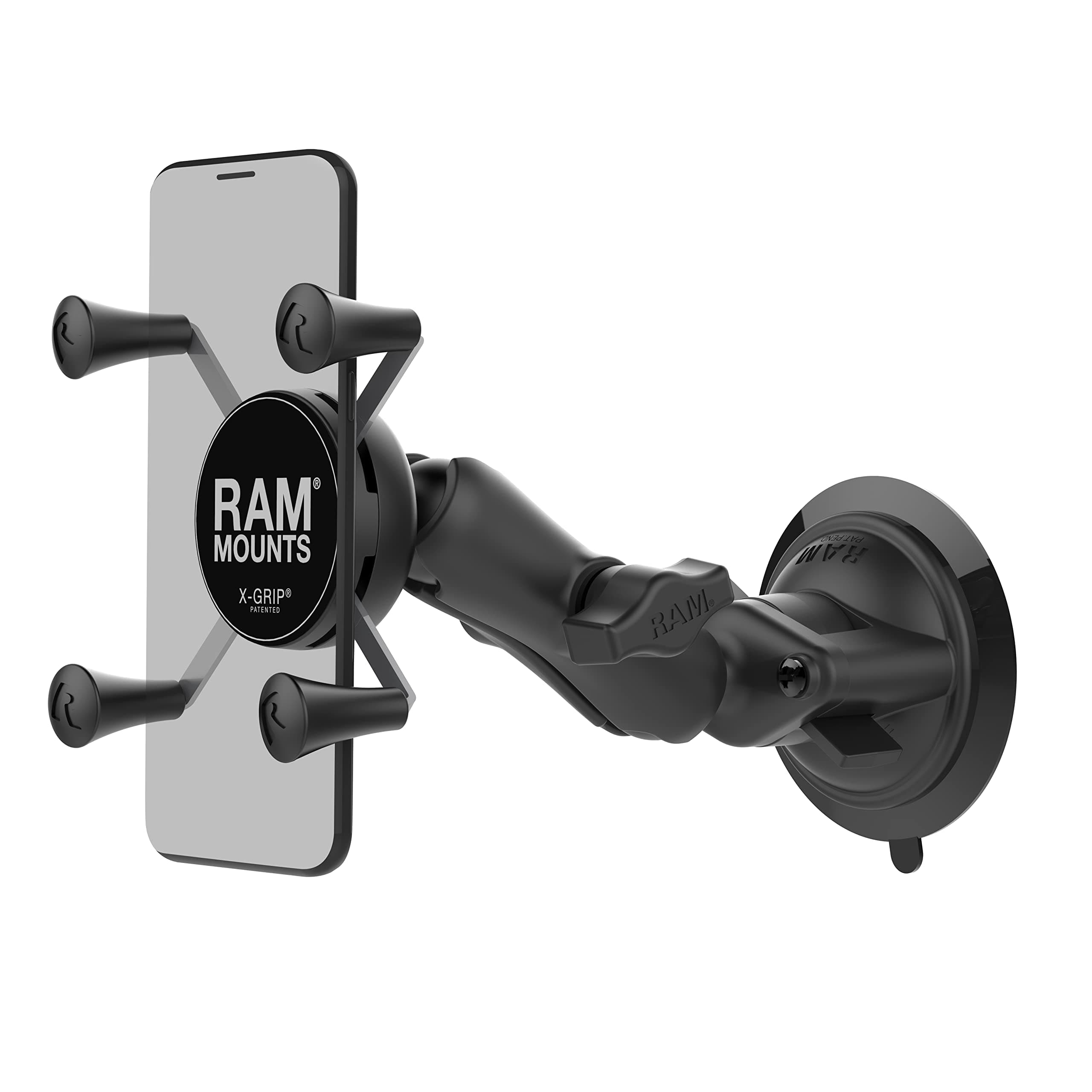 RAP-B-166-UN7U Suction Cup X-Grip Windshield Mount Fits Cell Phones Smartphones