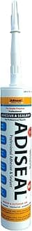 Adiseal Strongest Waterproof Construction Adhesive & Sealant 290ml White