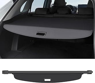 Cargo Cover Compatible with Jeep Grand Cherokee L 2021-2025 2026 (3 Row; WL) Accessories Canvas Texture Retractable Trunk Cover Security Shield Luggage Privacy (Canvas)