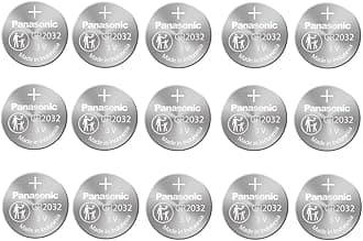 Panasonic CR2032 Lithium 3 Volt Battery, 5 Count (Pack of 3)