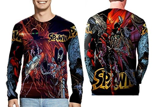 Spawn Character Comics Marvel Merch Print Sublimation Man Top Size : S to 3XL
