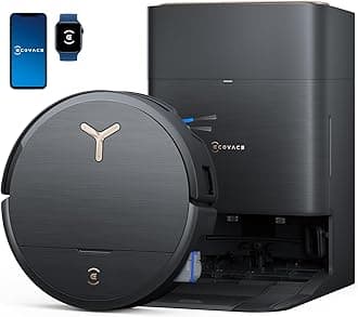 DEEBOT X9 PRO Omni Robot Vacuum and Mop, 16,600Pa Suction, OZMO Roller Self-Washing Mop, ZeroTangle 3.0, Triple Lift System, AI Navigation, Hands-Free Station