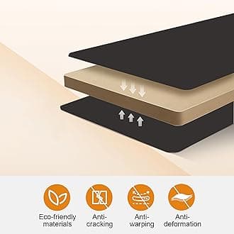 BARNER HOME 42in X 84in Sliding Barn Door, MDF, with Waterproof Surface, DIY Assemble, Pre-drilled Barn Door Slab with Installation Hardware Kit,Black