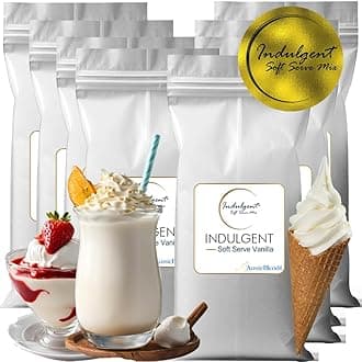 - AussieBlends Indulgent Soft Serve Mix Vanilla Powder For Soft Serve, Milkshake | 8-Pack Box (8 x 1.5kg Bags)