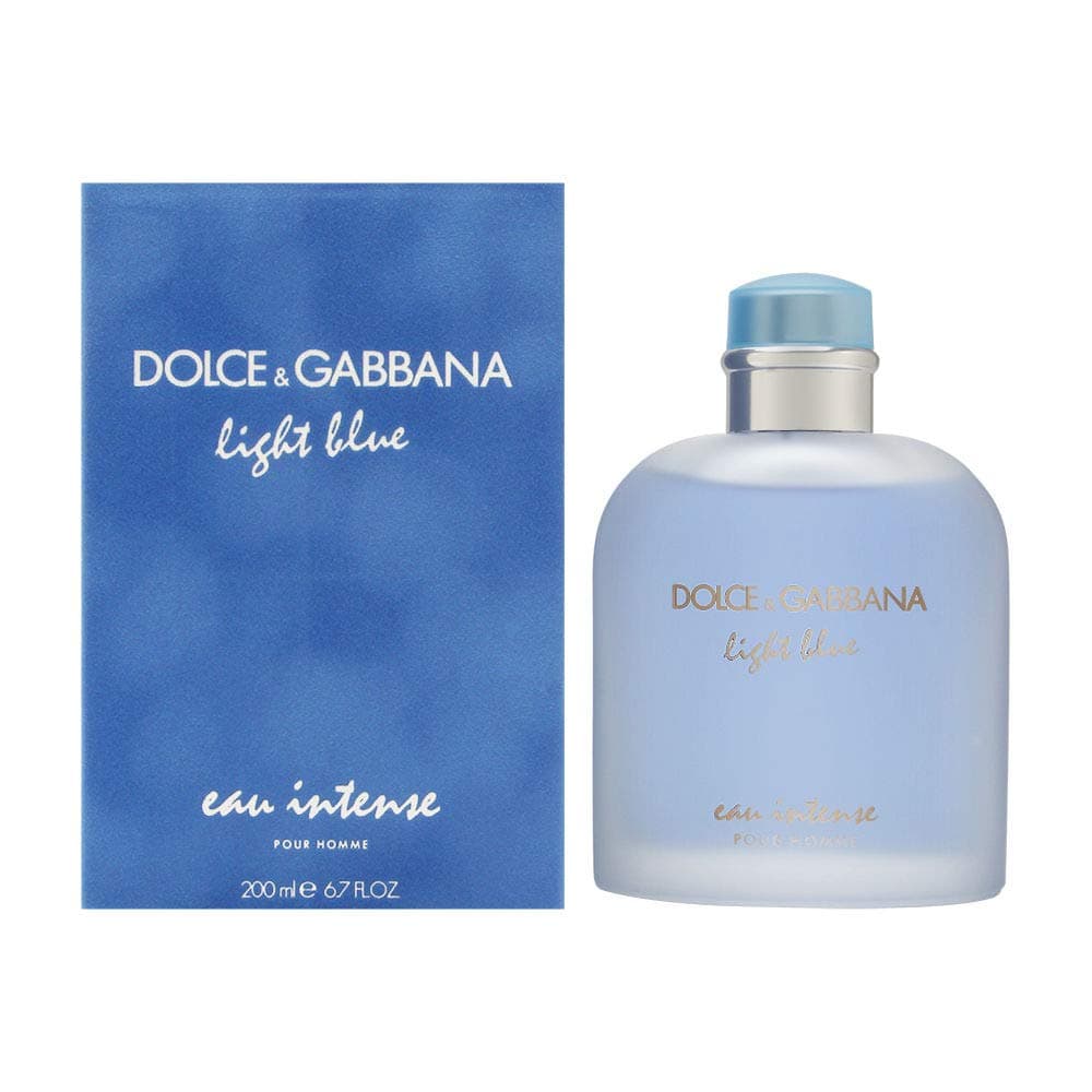 Dolce & Gabbana Light Blue Eau Intense for Men Eau De Parfum Spray, 6.7 Ounce
