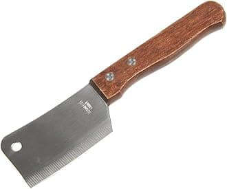 Chef Craft Select Stainless Steel Chop Knife 3 inch blade 7 inches in length, Wood Handle