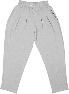 Muscle Alive Mens Gym Baggy Pants for Bodybuilding Fitness Sports Trousers Cotton and Spandex