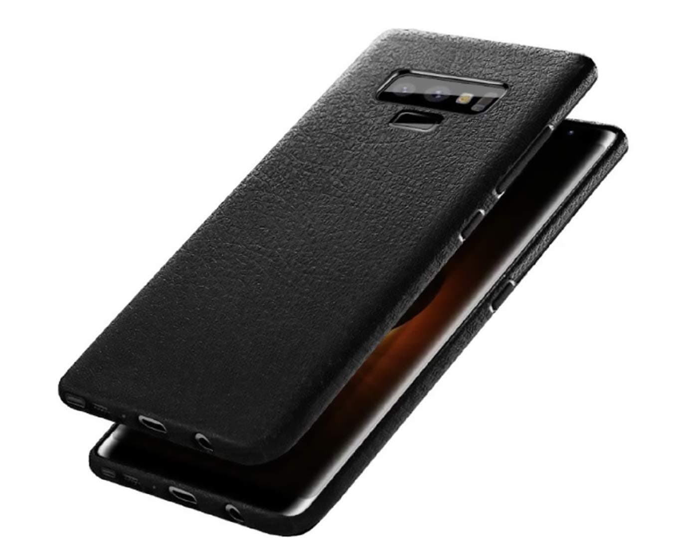 CROMBIE Silicone Back Cover Case for Galaxy Note 9 (Black)