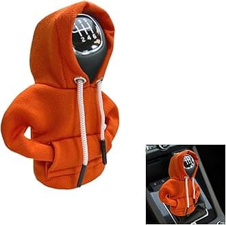JOYCOURT Car Gear Shift Hoodie, Fashionable Gear Shift Knob Cover, Mini Hoodie for Auto Shifter, Auto Interior Cute Gadgets, Universal Car Decoration Accessories