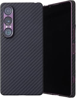 for Sony Xperia 1 VII, Duro Ultra Slim & Light Case, Made for Xperia, Dupont Kevlar 1500D Aramid Fiber Black
