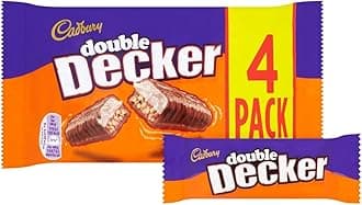 Double Decker Chocolate Bar 4 x 34g (Pack of 1)