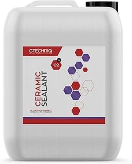 Gtechniq C2 Ceramic Sealant for Cars, 169 fl oz | Protects Paintwork, Trim, Tires and Windows, Extreme Dirt Repellent, High Shine, UV Protection, Enhances Water-Repellence, Easy to Apply